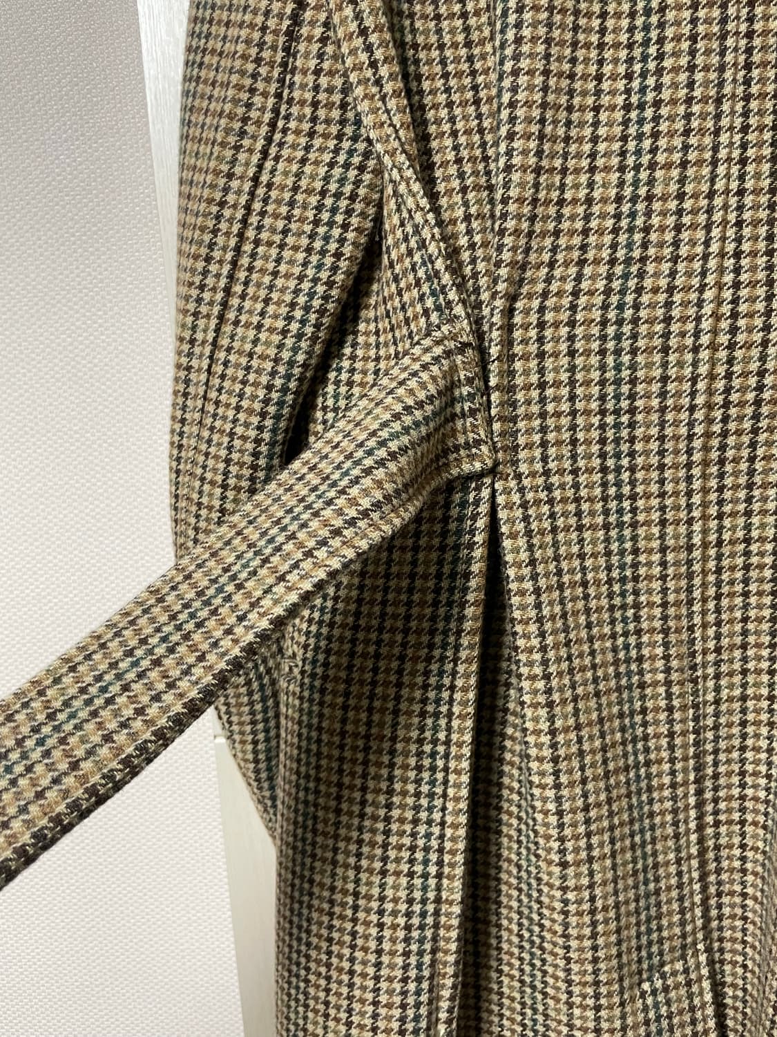 렉토 체크 코트 M 사이즈 상품이미지6