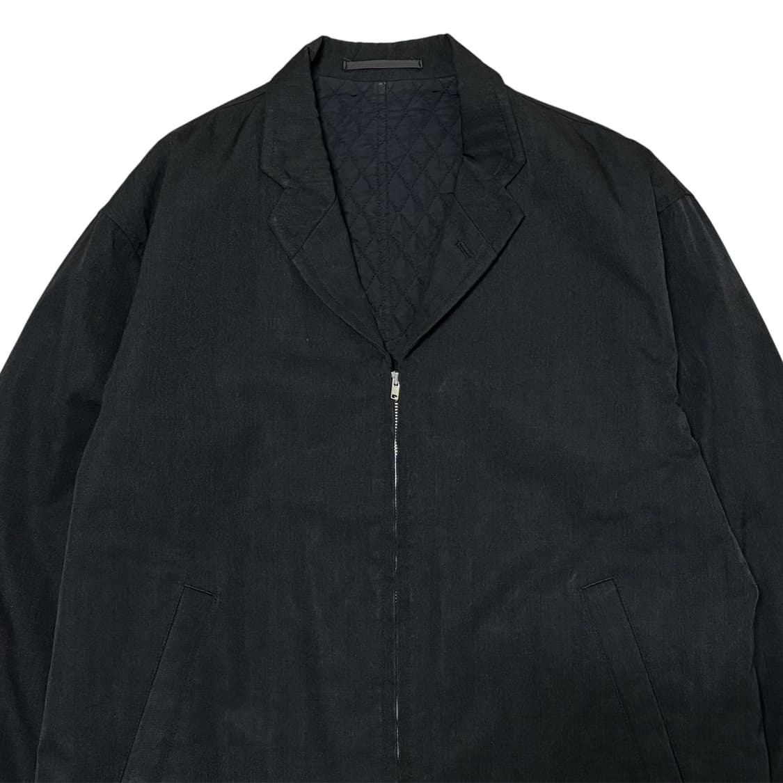 [M] 꼼데가르송 옴므 다나카 옴므 93AW 테일러드 칼라 퀼티드 블루종 상품이미지2