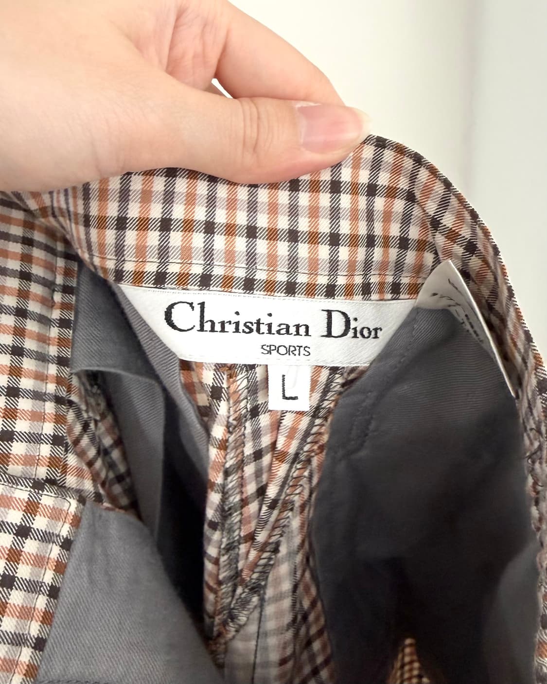 크리스찬 디올 스포츠 체커트 와이드 쇼츠 상품이미지7