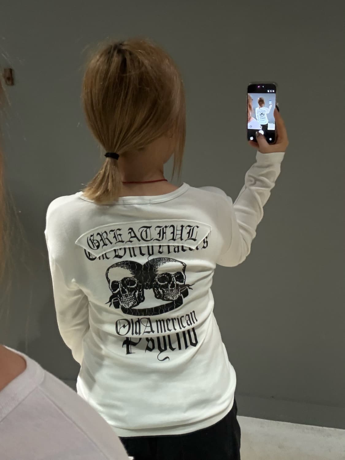 skull & gun printing detail long sleeve 상품이미지5