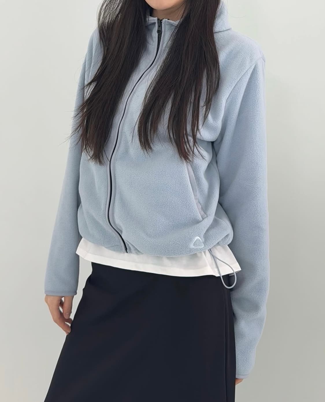 yue 스카이블루 후리스 상품이미지1