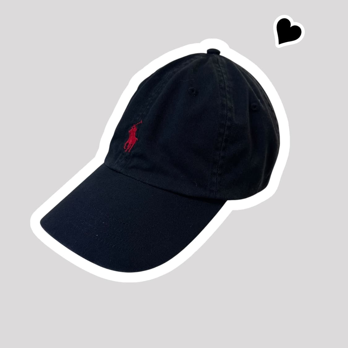 신형 폴로 랄프로렌 블랙 볼캡 상품이미지1