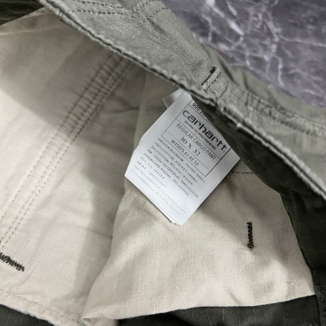 칼하트 에비에이션 카고팬츠 카키 상품이미지6