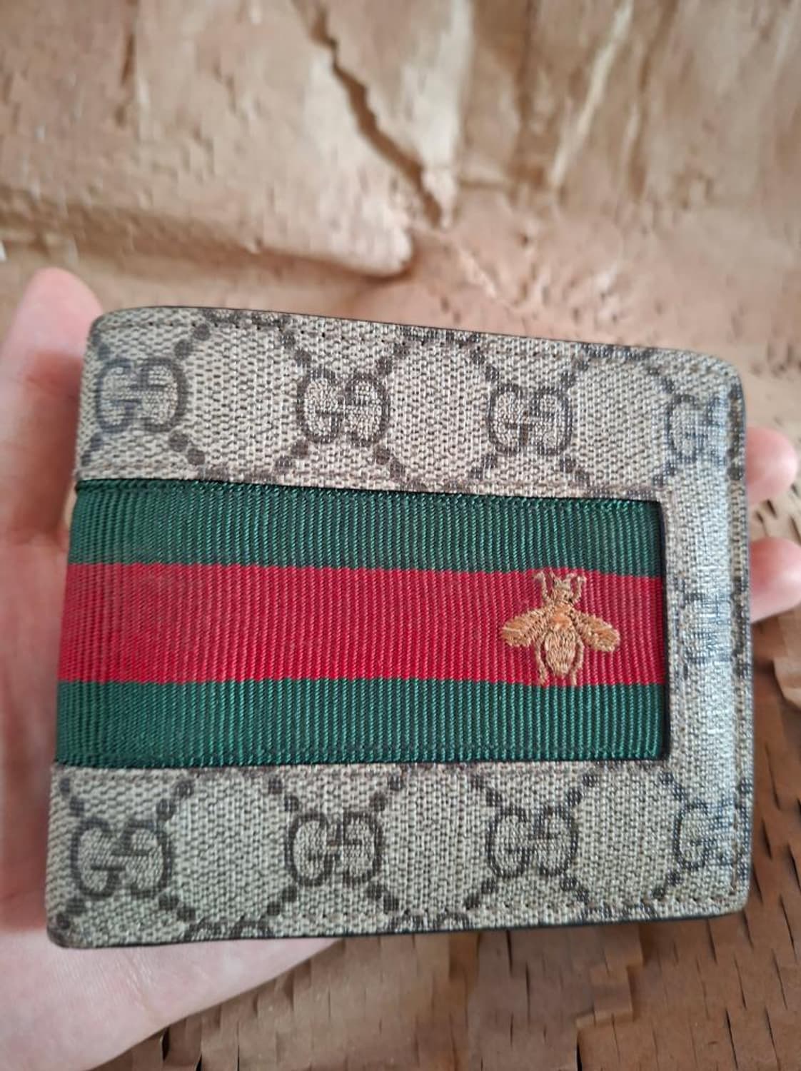 구찌 GG 웹 수프림 꿀벌 반지갑 상품이미지2