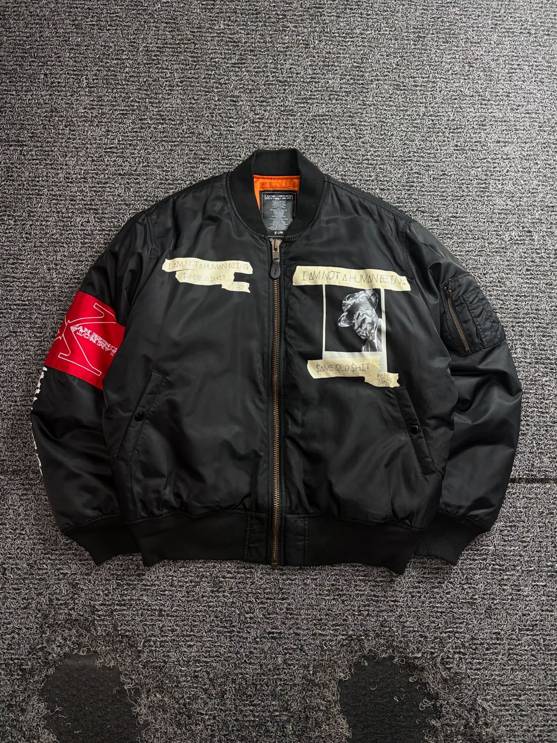 아임낫어휴먼빙 MA-1 멀티 디테일 항공 점퍼 4180 상품이미지2