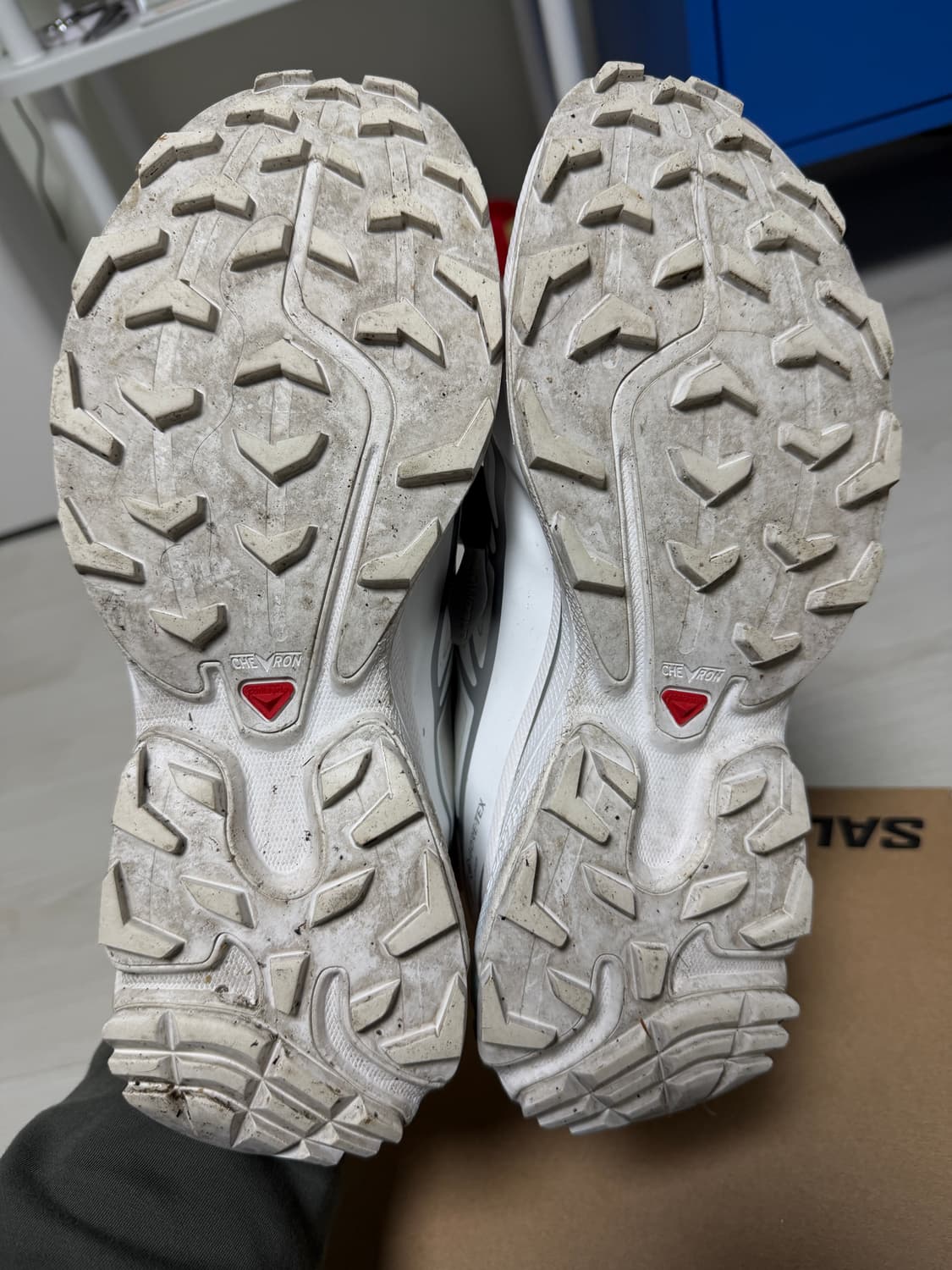 살로몬 xt-6 고어텍스 화이트/실버 상품이미지7