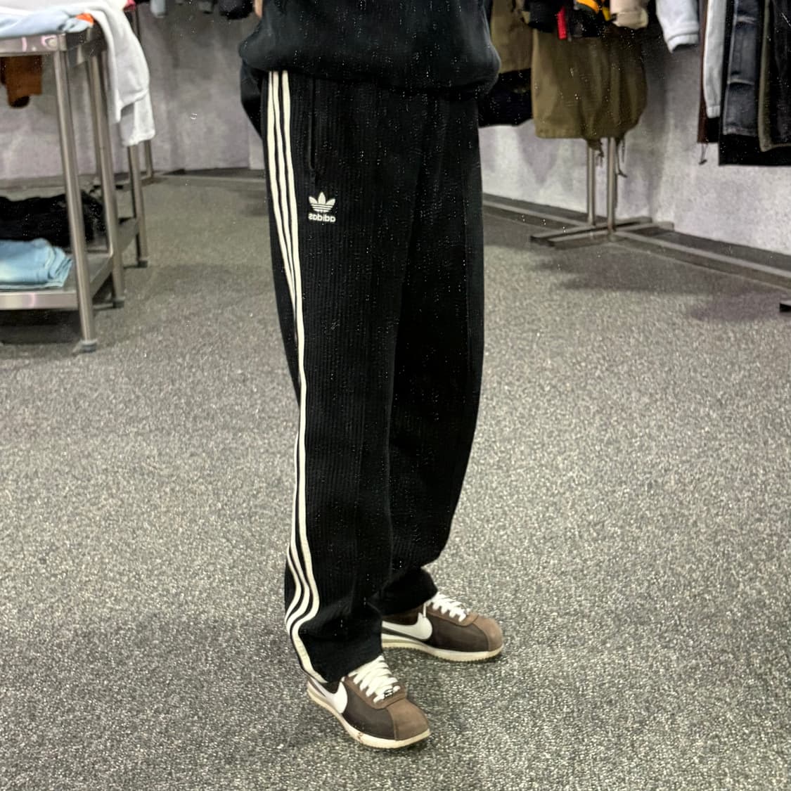 아디다스 와플 버켄바우어 블랙 트랙 팬츠 B3611 상품이미지1