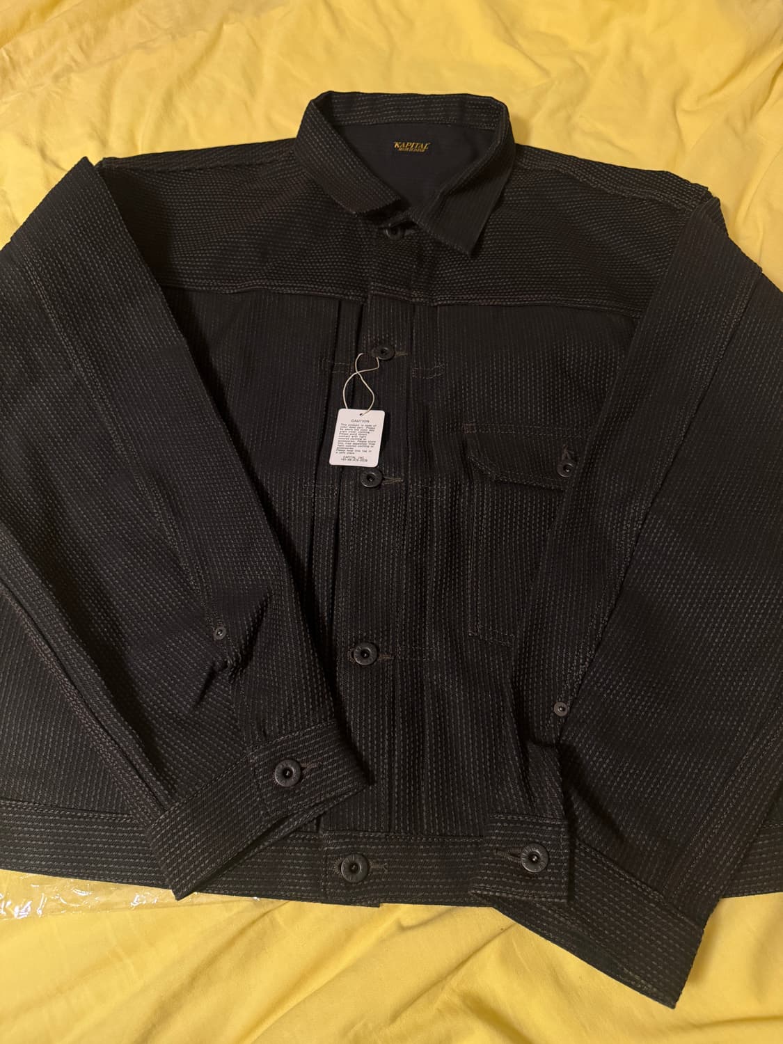 캐피탈 센츄리 no9 1st 데님 자켓 블랙 6사이즈 상품이미지1