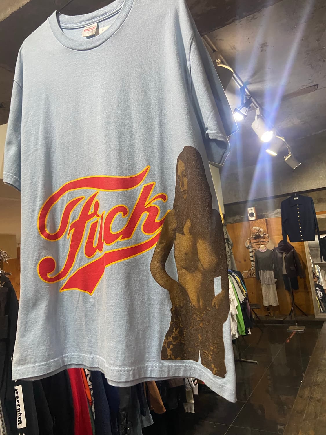 Supreme x Hysteric Glamour Fuck T-Shirt 상품이미지2