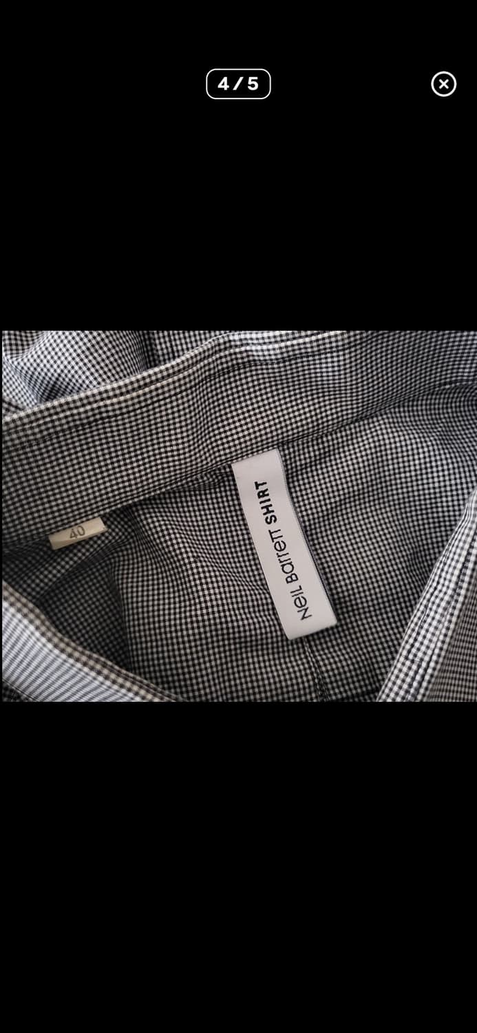 Neil barrett fake suspender shirts 상품이미지3