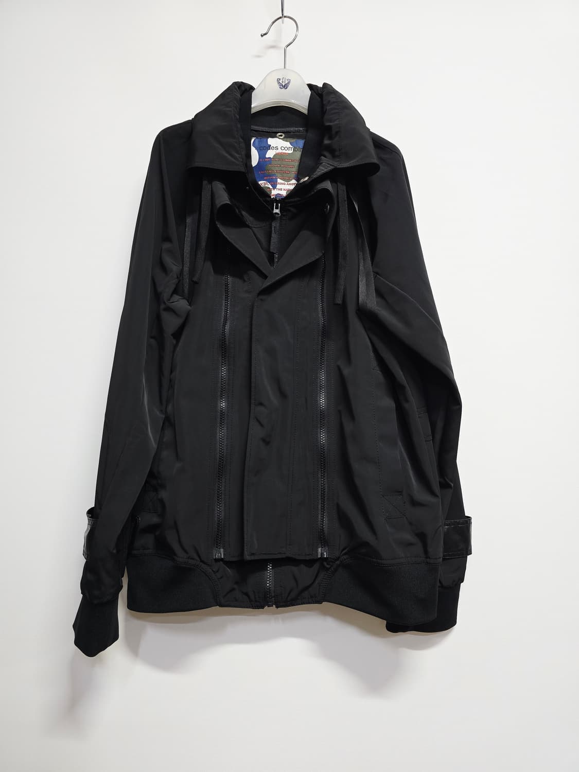 codes combine 하이커 블랙 바람막이 자켓 상품이미지1