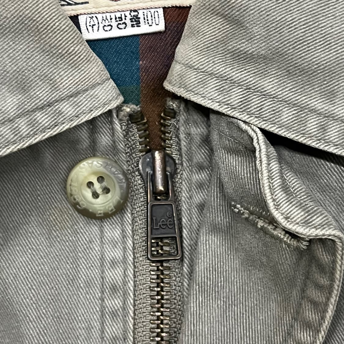 [정품] Lee 빈티지 카키색 야상 자켓 b14 상품이미지7