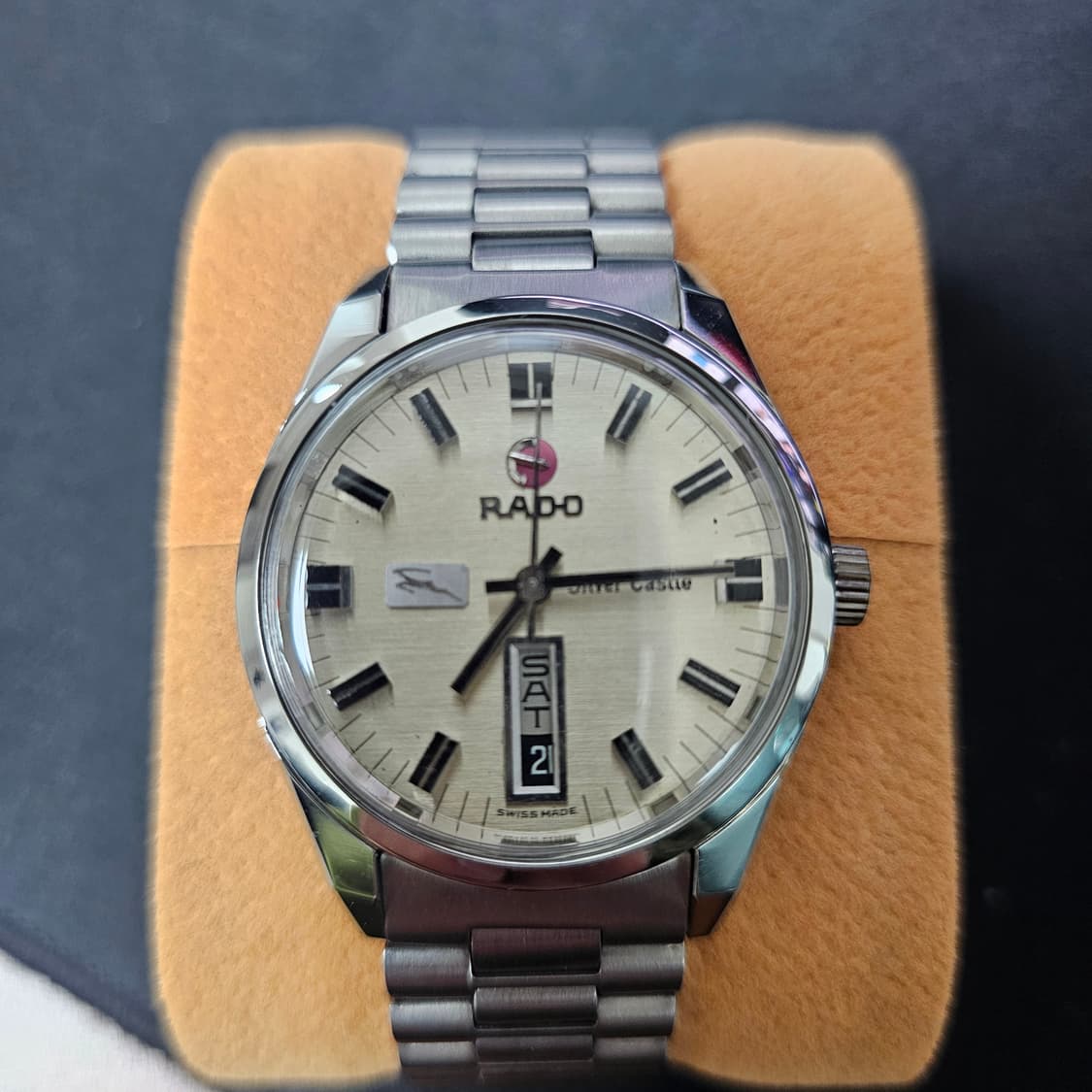 Rado 라도 실버캐슬 빈티지 오토매틱 데이데이트 시계 빈티지시계 상품이미지2