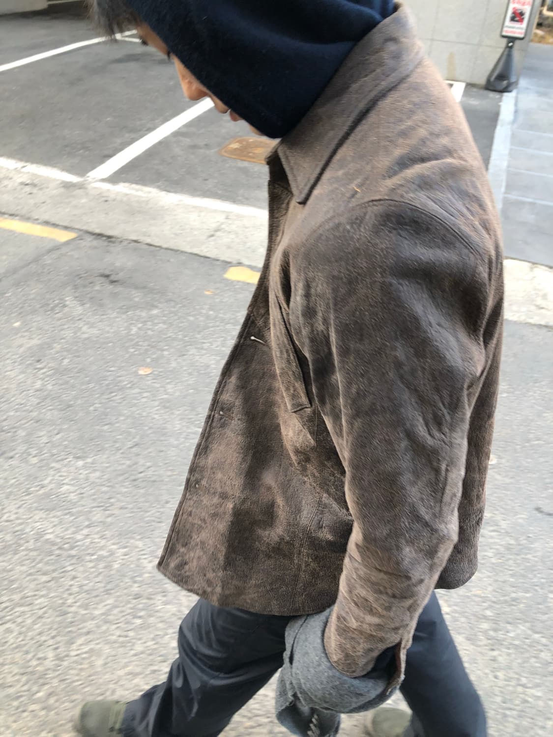 요지야마모토 레더 자켓 상품이미지1