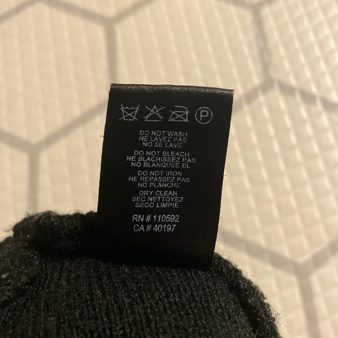 (OS) 팔라스 13AW 핑거 업 비니 블랙 상품이미지5