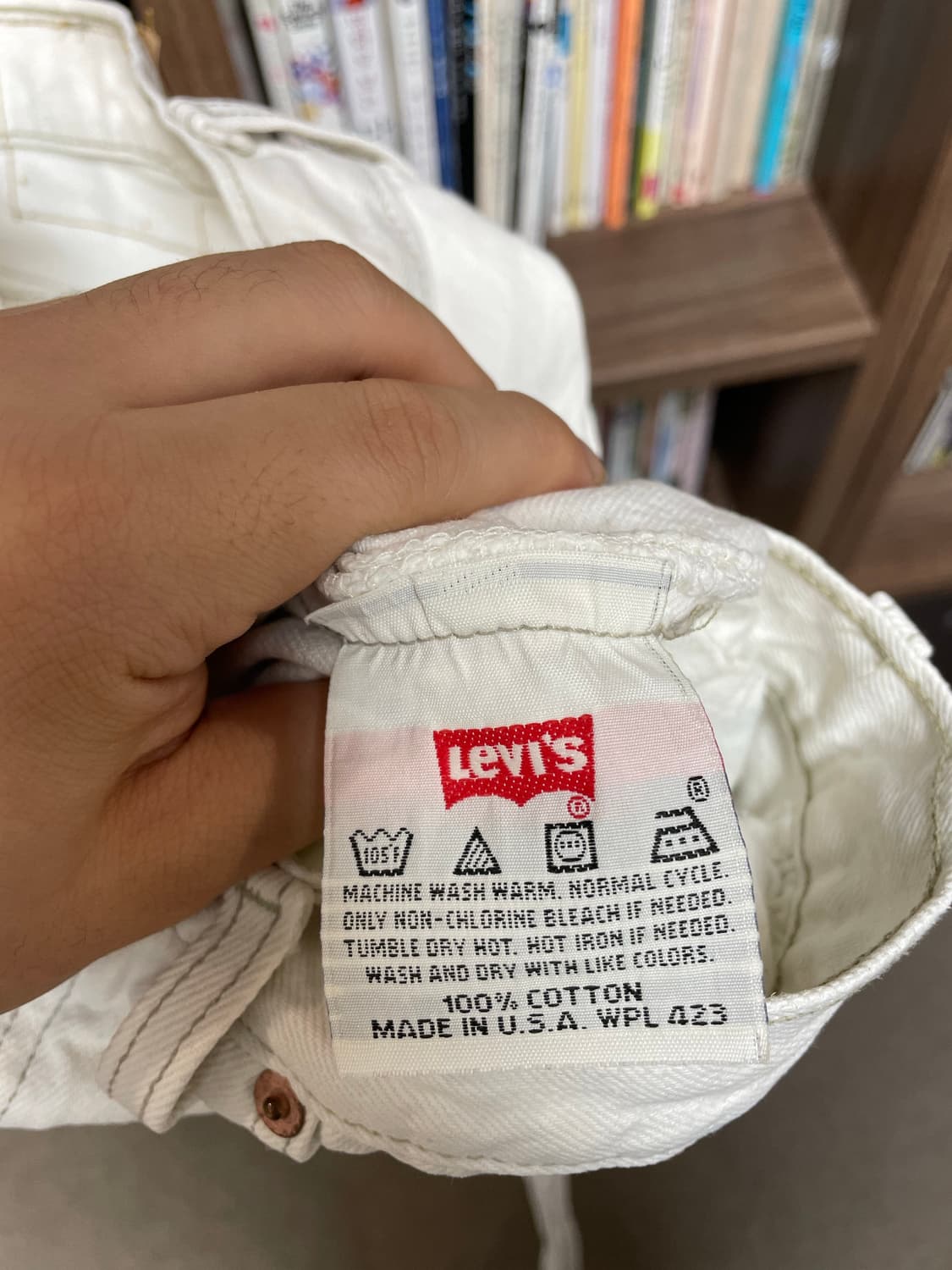 90s usa 리바이스501 화이트데님 상품이미지6