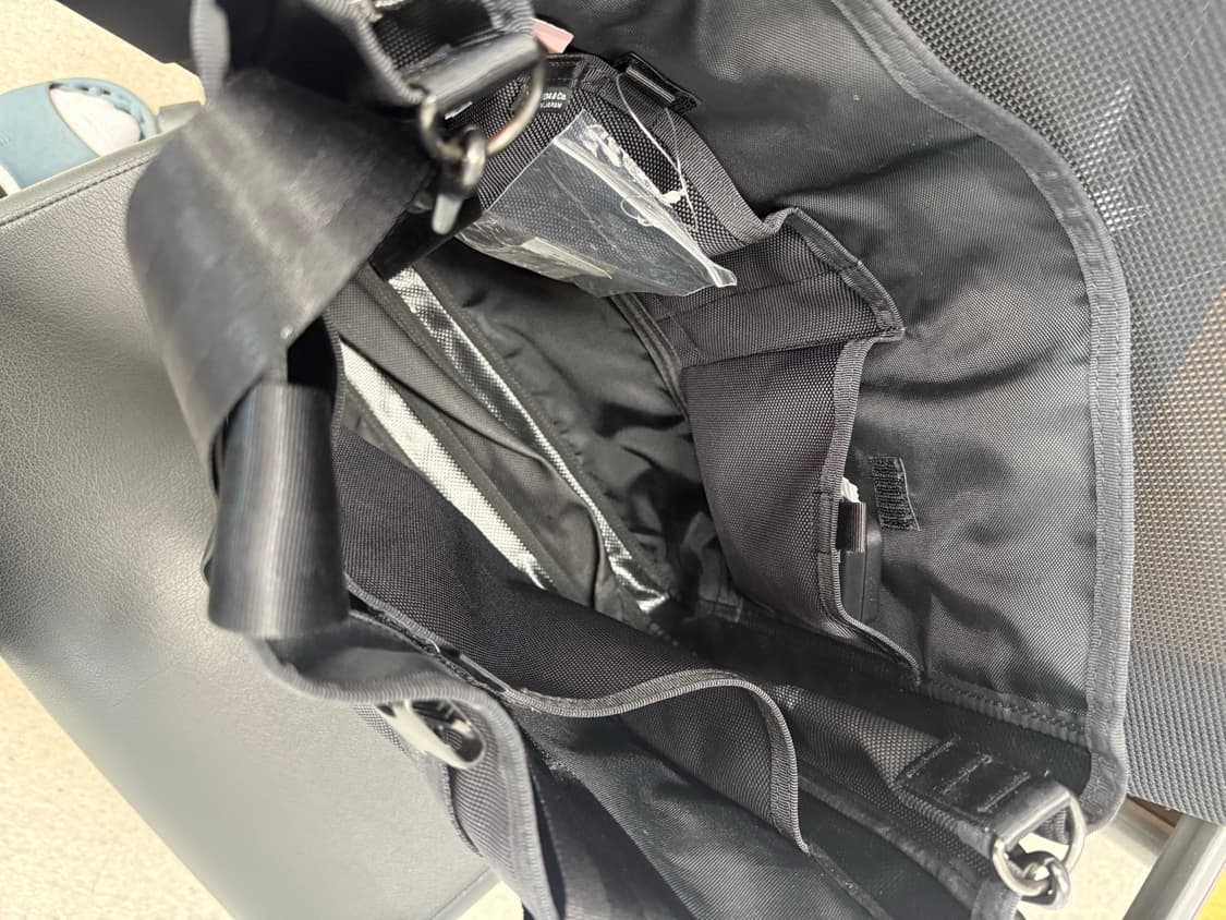 포터 히트 투웨이 블랙 토트백 상품이미지5