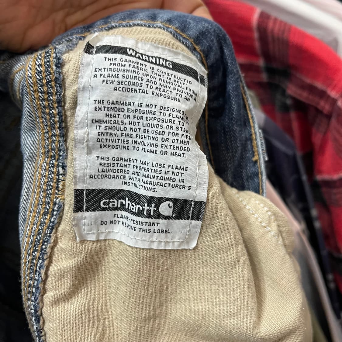 Carhartt denim  34x32 상품이미지4