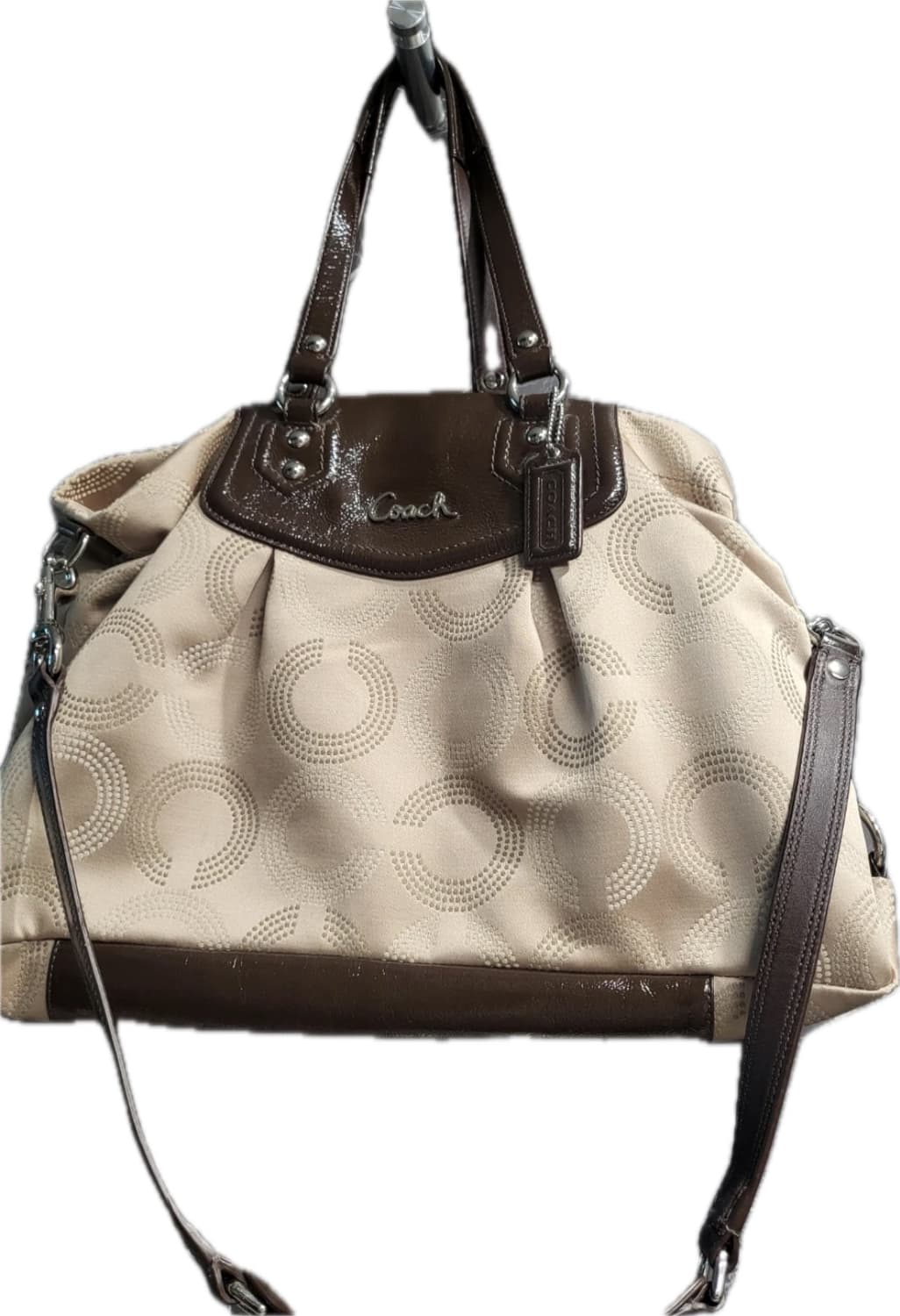 코치 시그니처 베이지 토트백 숄더백 상품이미지1