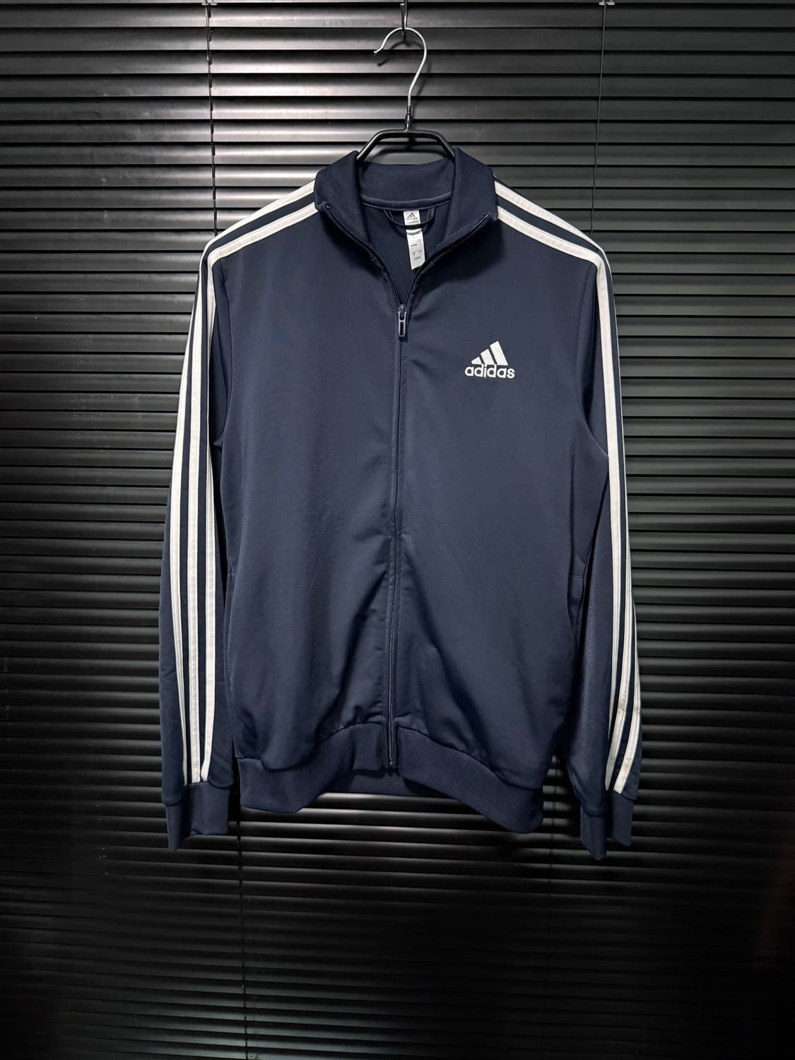 아디다스 네이비 남색 져지 저지 집업 트랙탑 M 95 삼선 트레이닝 런닝 상품이미지3