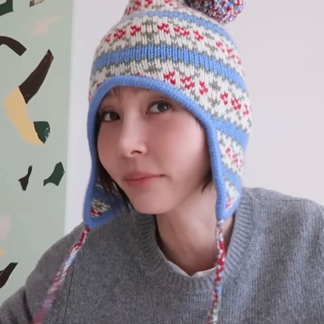 보디 BODE Wedgewood Pom 울 비니 상품이미지1