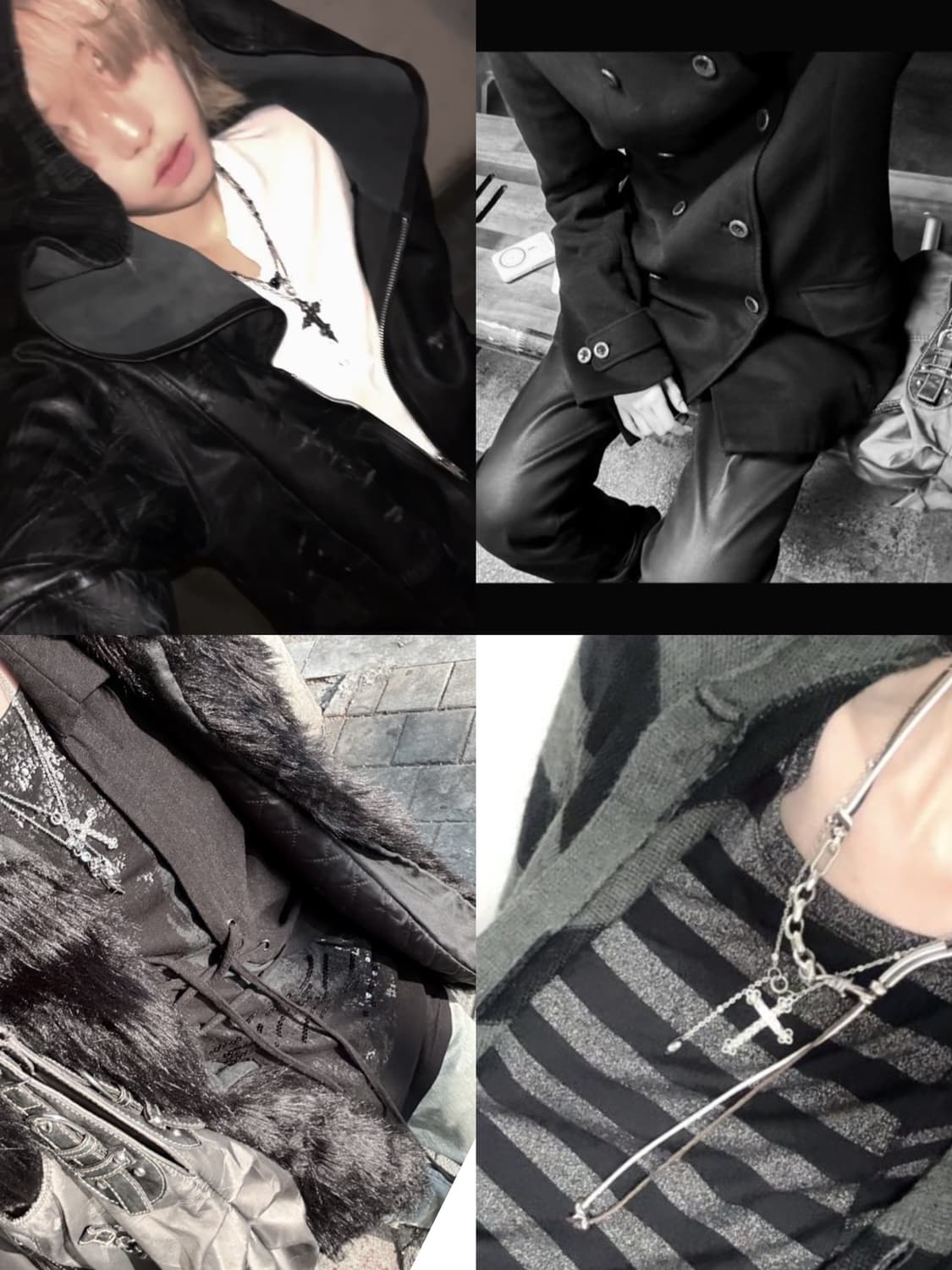 락시크 그런지 펑크 다크웨어 랜박 상품이미지1