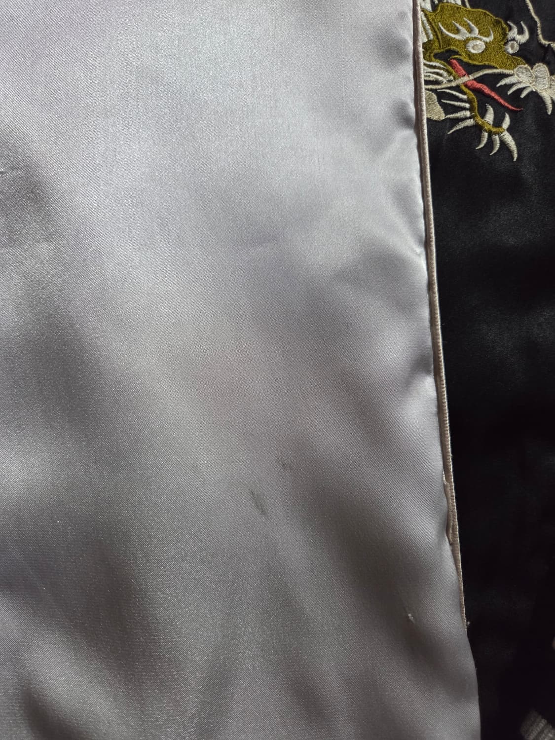 일본 스카잔.바시티 자켓.드래곤 스컬 상품이미지4