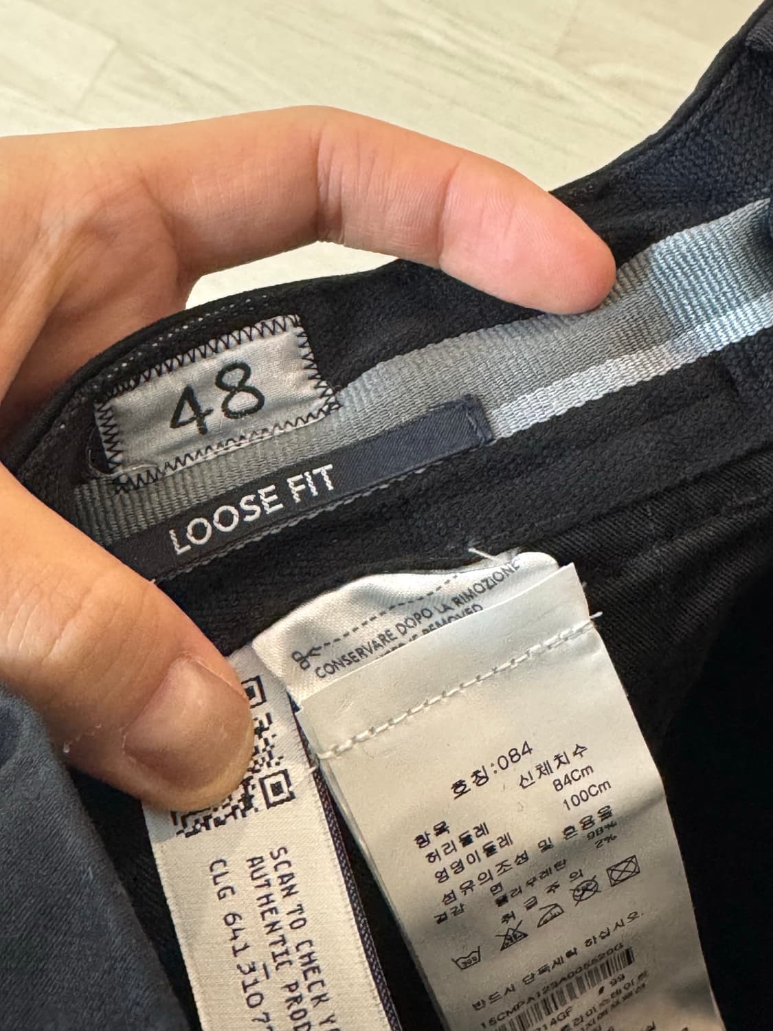 cp컴퍼니 스트레치 사틴 루즈핏 카고팬츠 48 상품이미지6