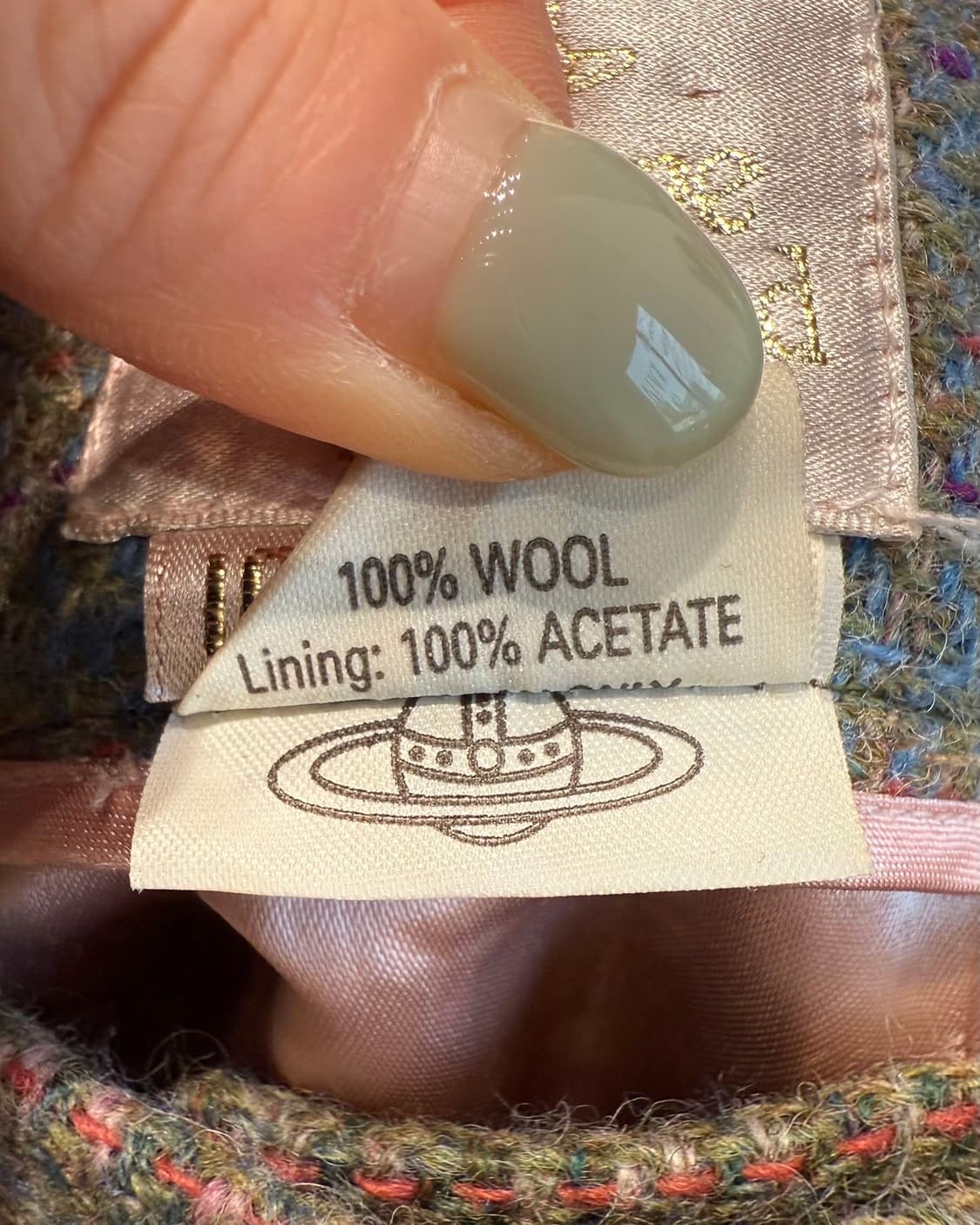 비비안웨스트우드 멀티컬러 체크 울 미니스커트  상품이미지9