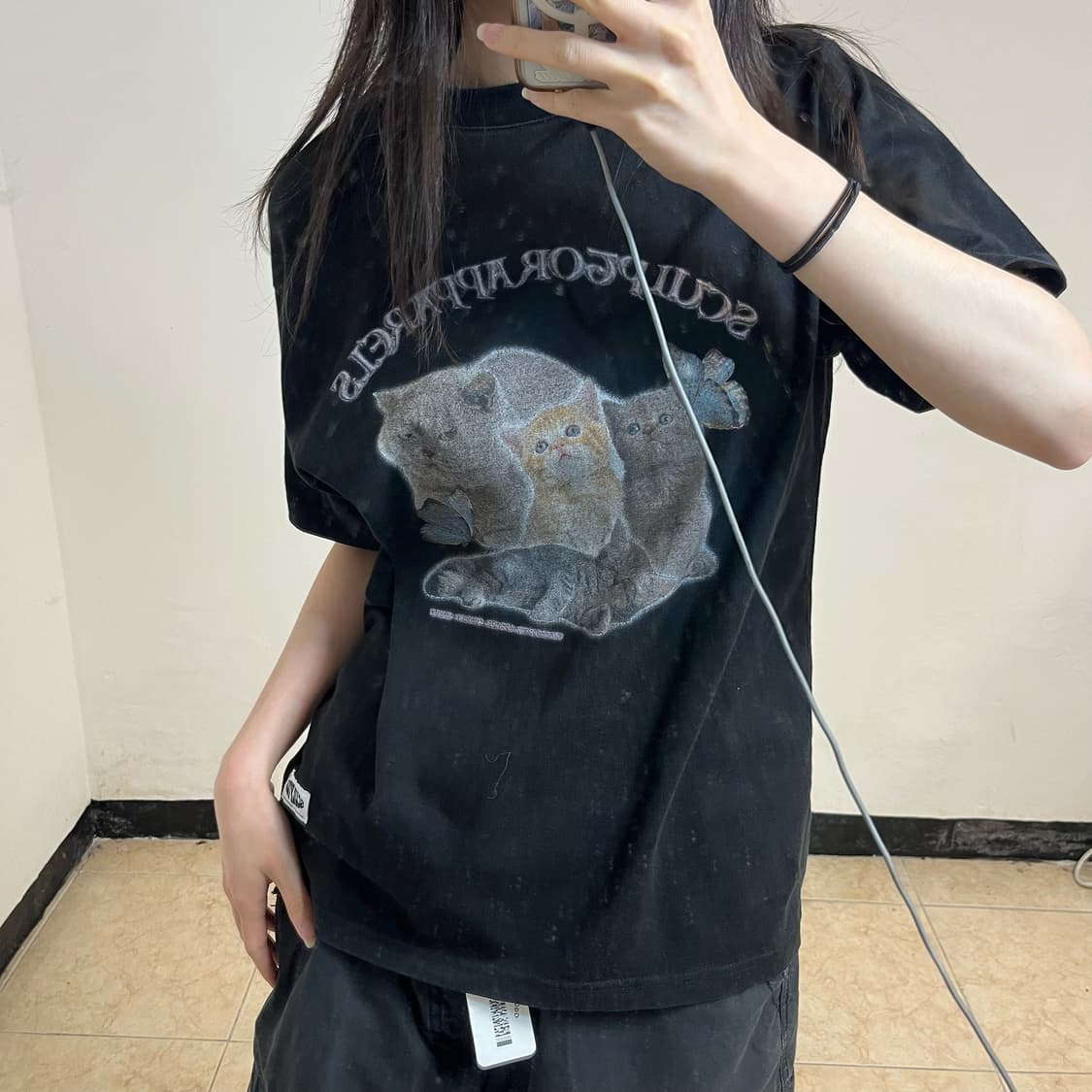  SCULPTOR Black T-Shirt 상품이미지3