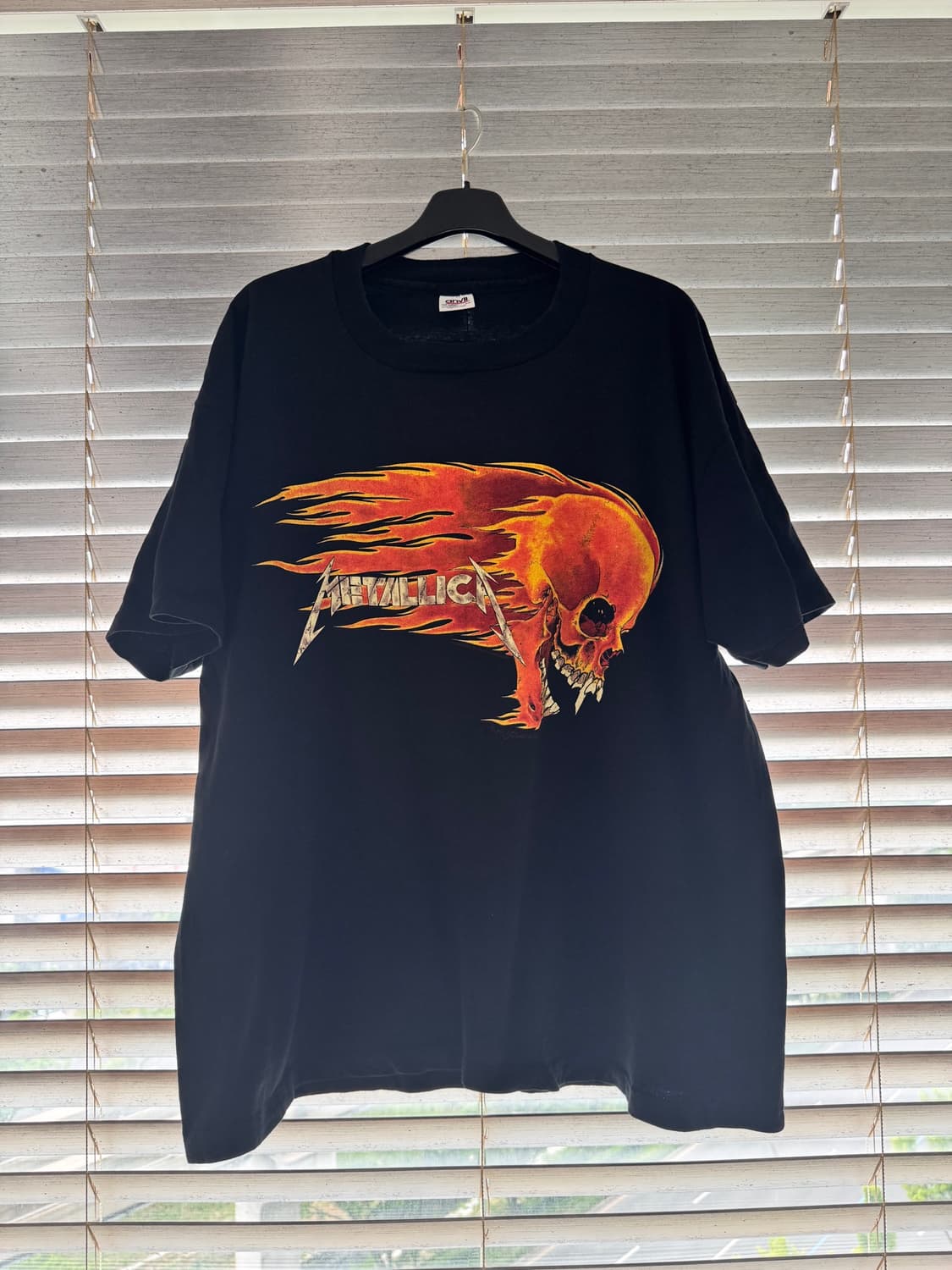[XXL] 90s Metallica 메탈리카 Flaming Skull 상품이미지1