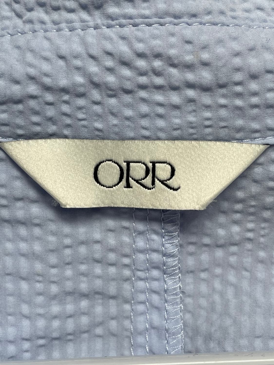ORR 블루 텍스처 셔츠 M 상품이미지6