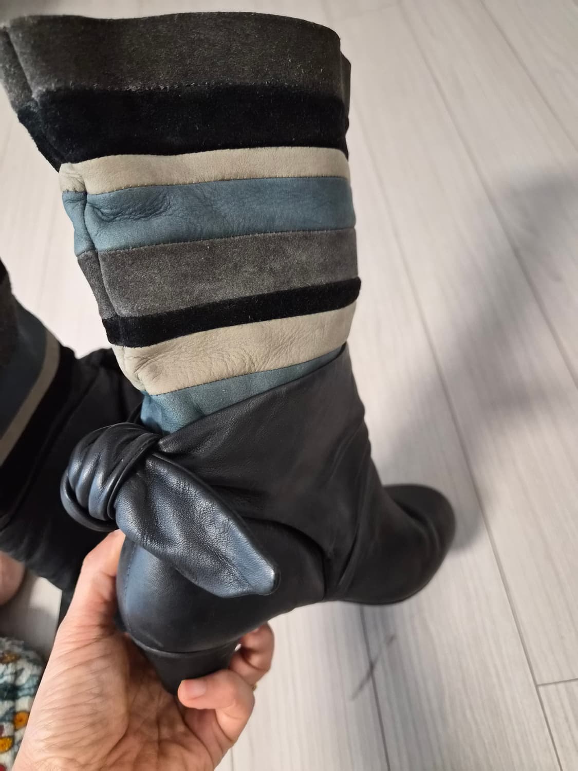 캠퍼(Camper)멀티 스트라이프 리본부츠 상품이미지4