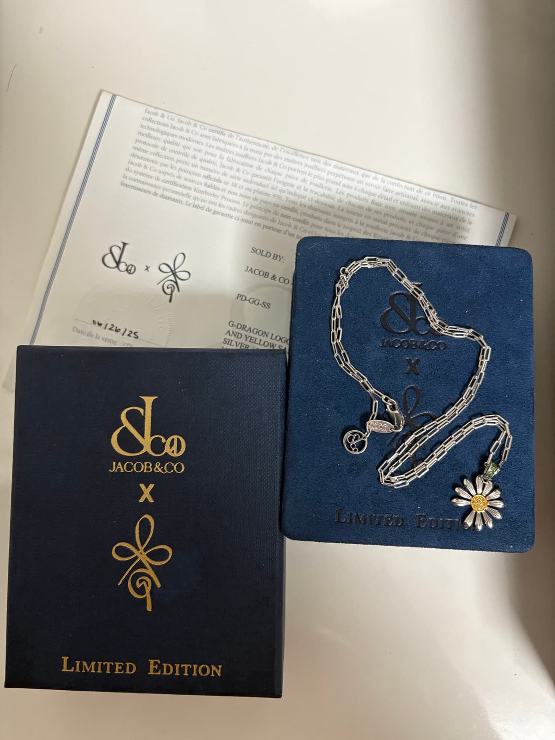 제이콥앤코 GD 데이지 목걸이 상품이미지1