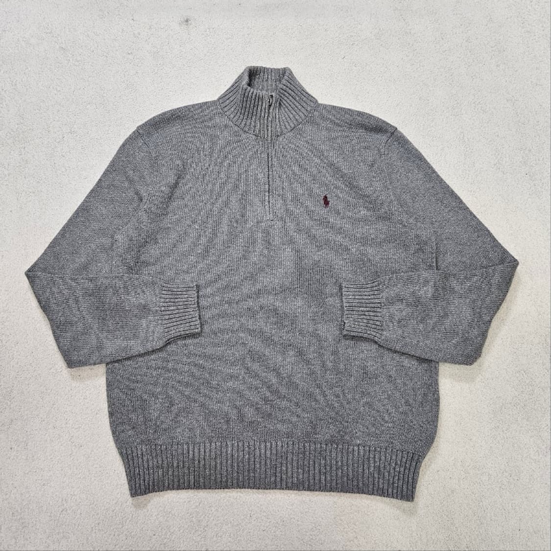폴로 랄프 로렌 신형 반집업 니트 M 상품이미지2