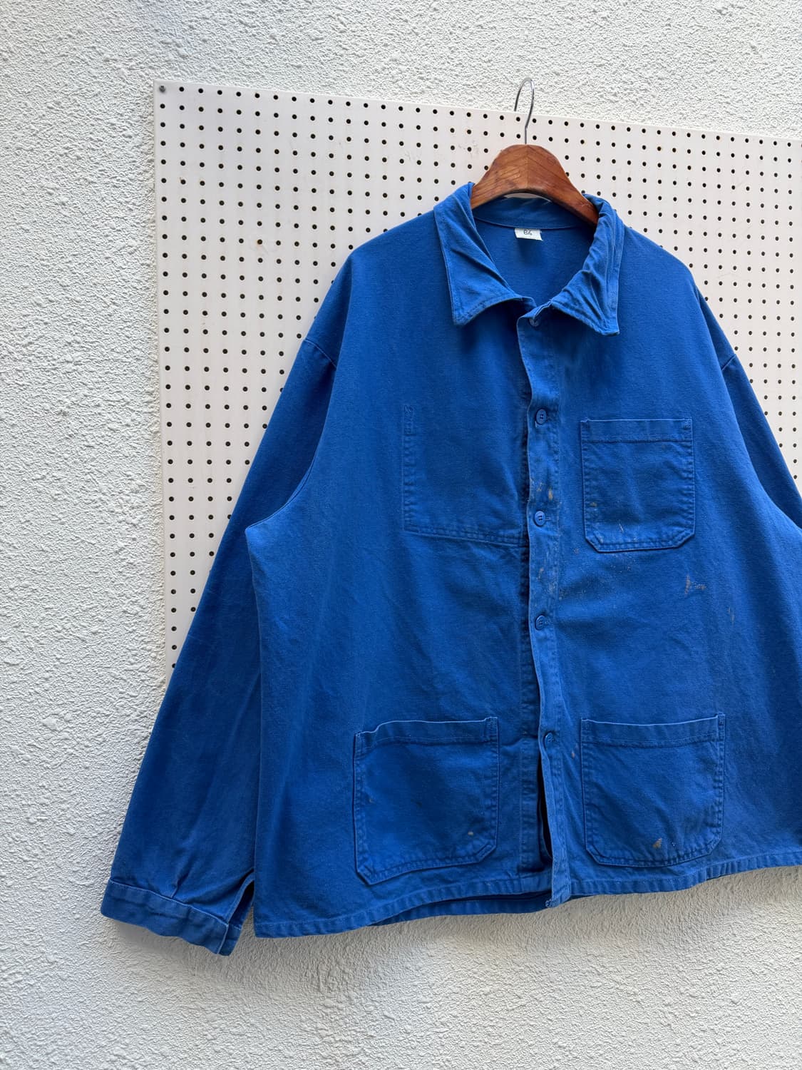 BIG SIZE OLD VINTAGE WASHED 빈티지 프렌치워크자켓 상품이미지3