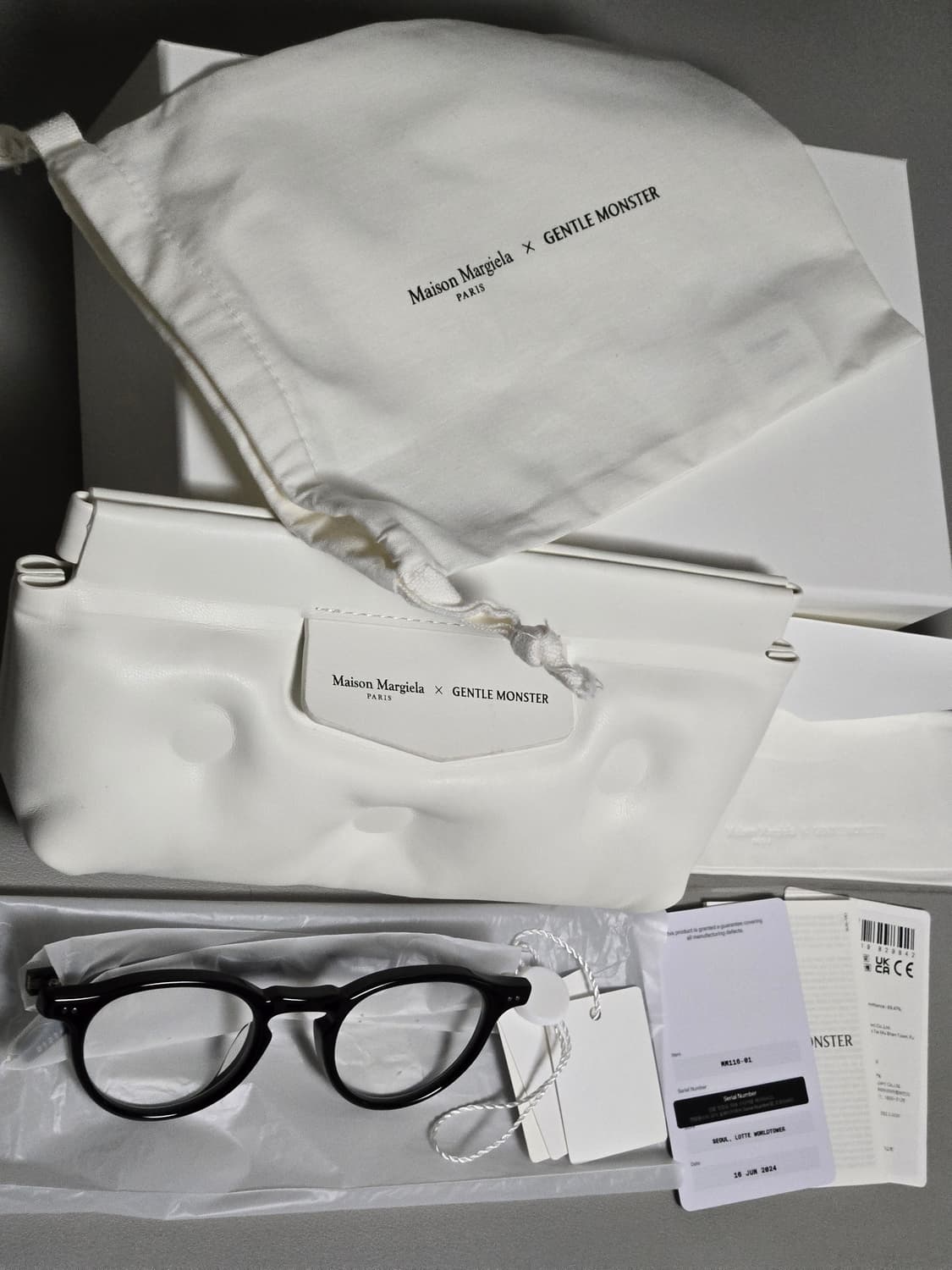 젠틀몬스터 마르지엘라 mm116 블랙 안경 상품이미지1