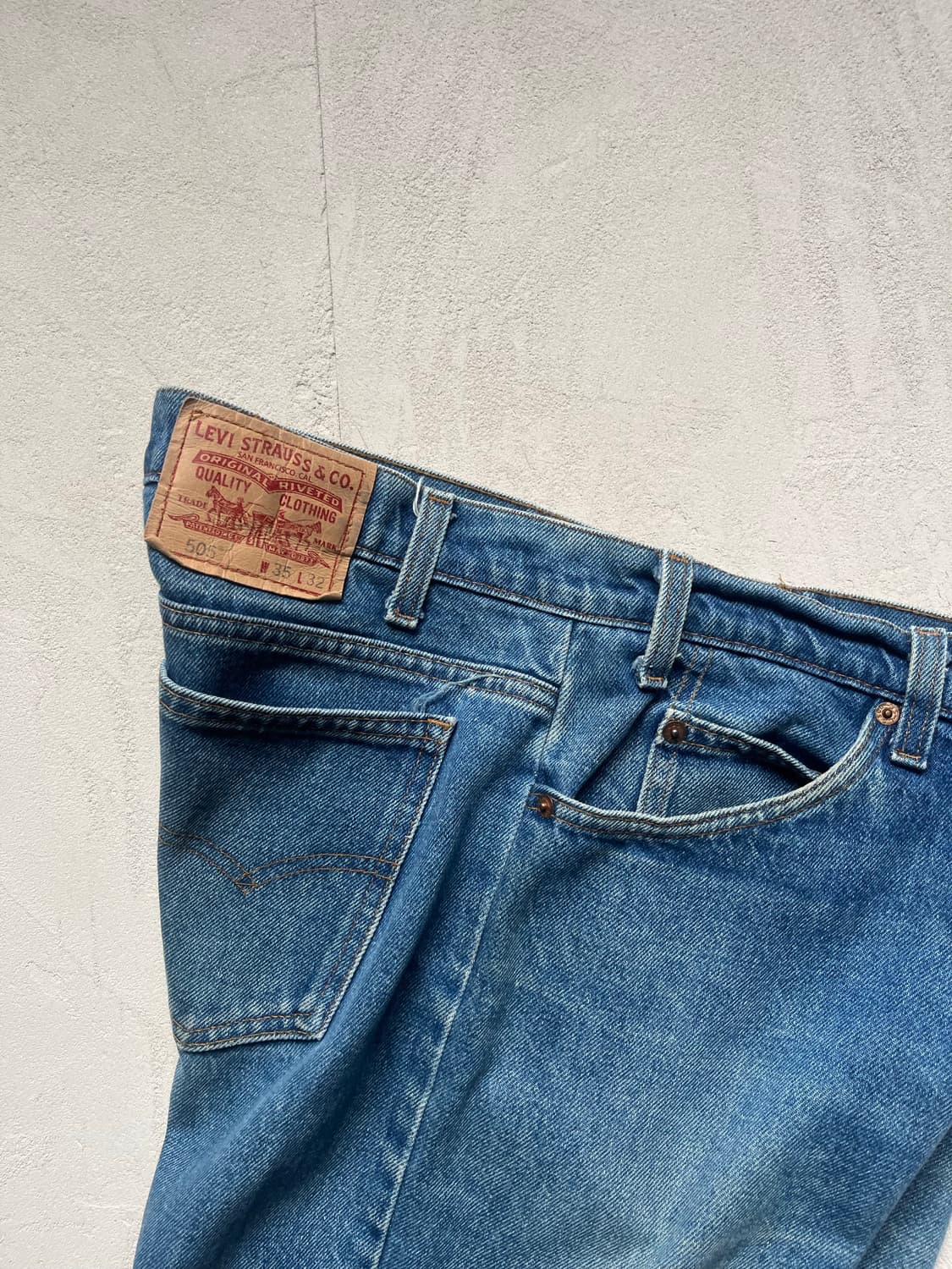 35) 80년대 리바이스 505 중청 상품이미지2