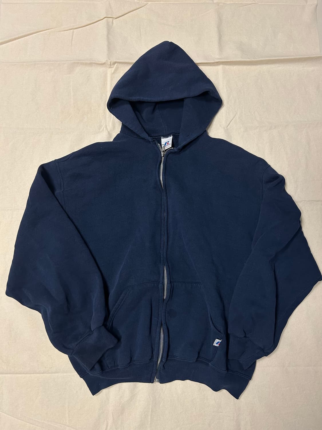 러셀 후드집업 네이비 색 판매! 상품이미지1
