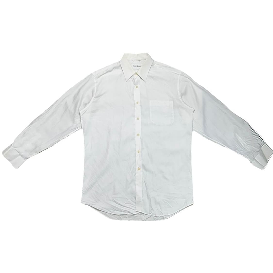 입생로랑 화이트 긴소매 드레스 셔츠 OS 상품이미지1