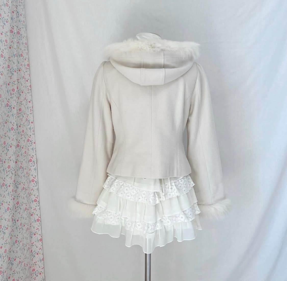 히메갸루 숏코트 아이보리 상품이미지4