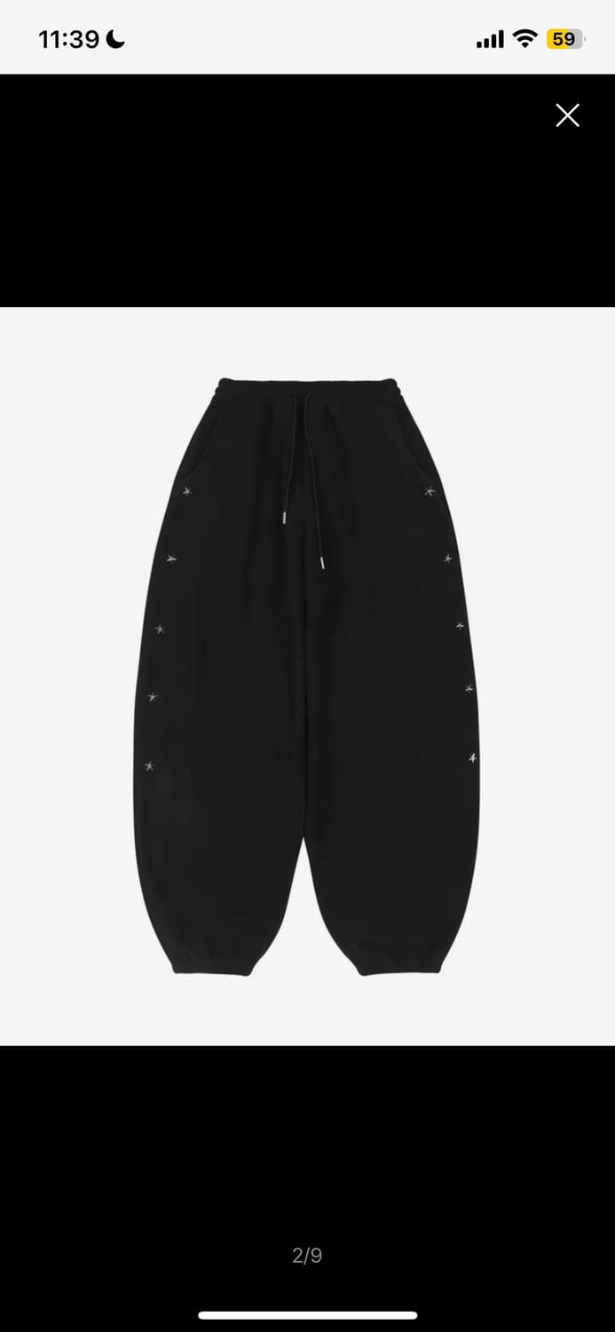 루저스 클럽 스웻팬츠 블랙 상품이미지2