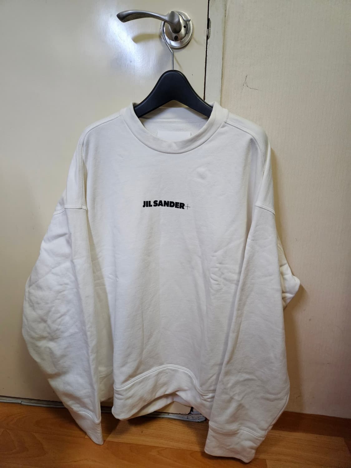 L ~ XL) 질 샌더 JIL SANDER 스웨트 셔츠 내추럴 맨투맨 M 상품이미지1