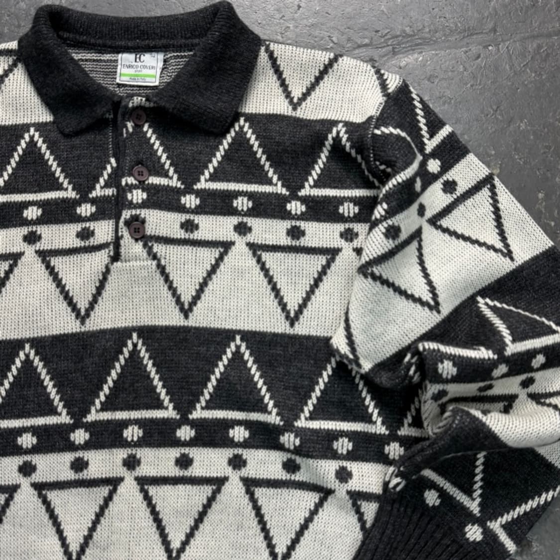 105 빈티지 이태리 카라 니트  상품이미지2
