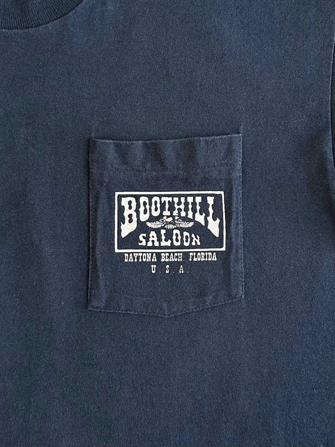 90s 빈티지 바이크 티셔츠 XL Boothill saloon USA 상품이미지5