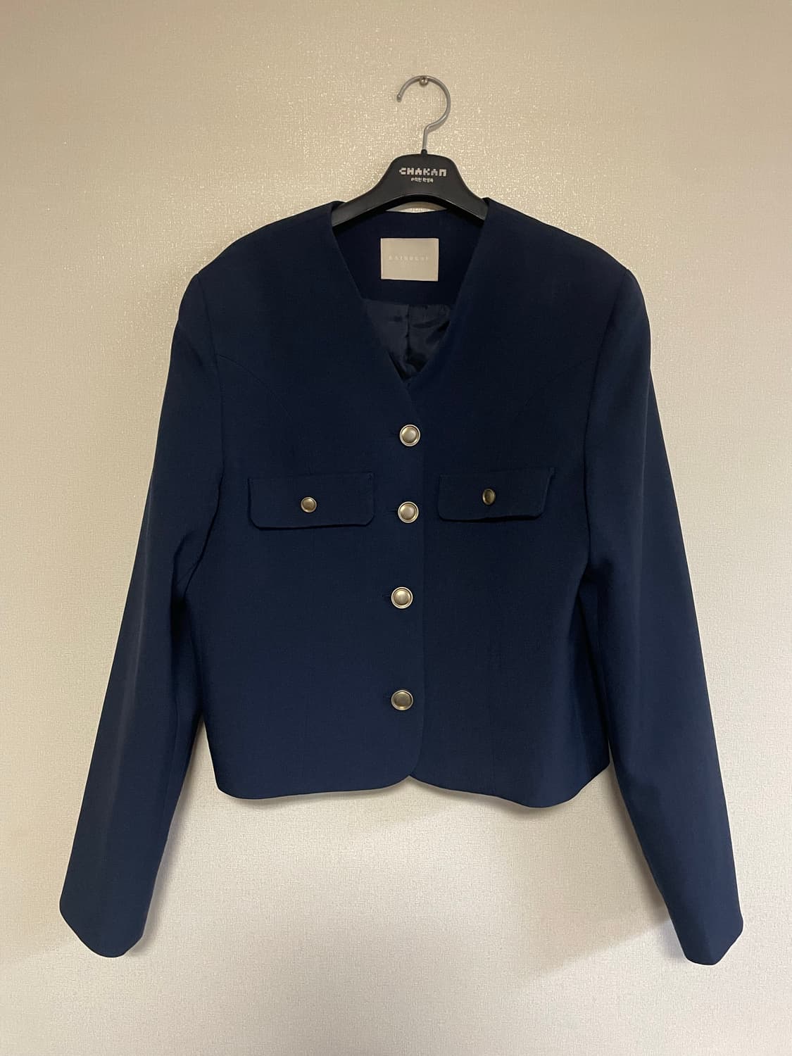 언더비 네이비 금장 자켓 상품이미지1