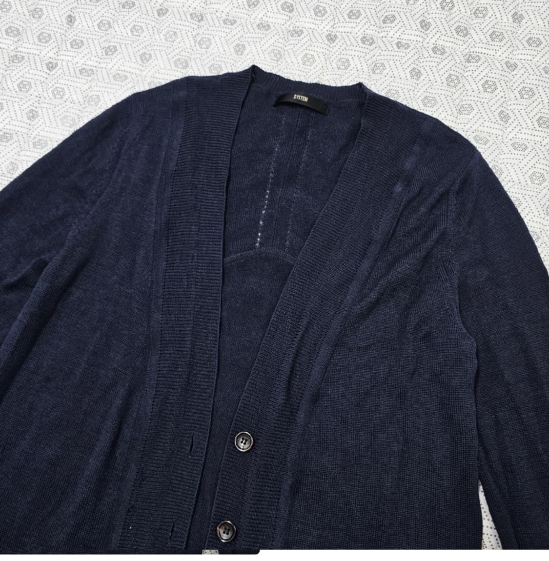 SYSTEM 시스템 가디건 네이비 ~F 상품이미지6