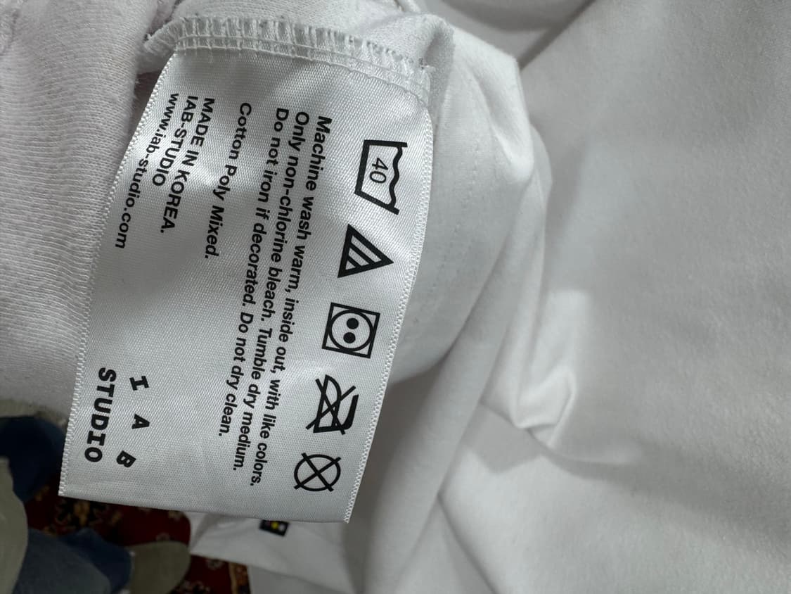 아이앱스튜디오 화이트 반팔셔츠 L 상품이미지7