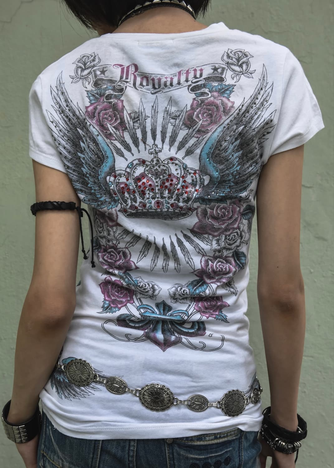 White Wings Printed T-shirt 상품이미지1