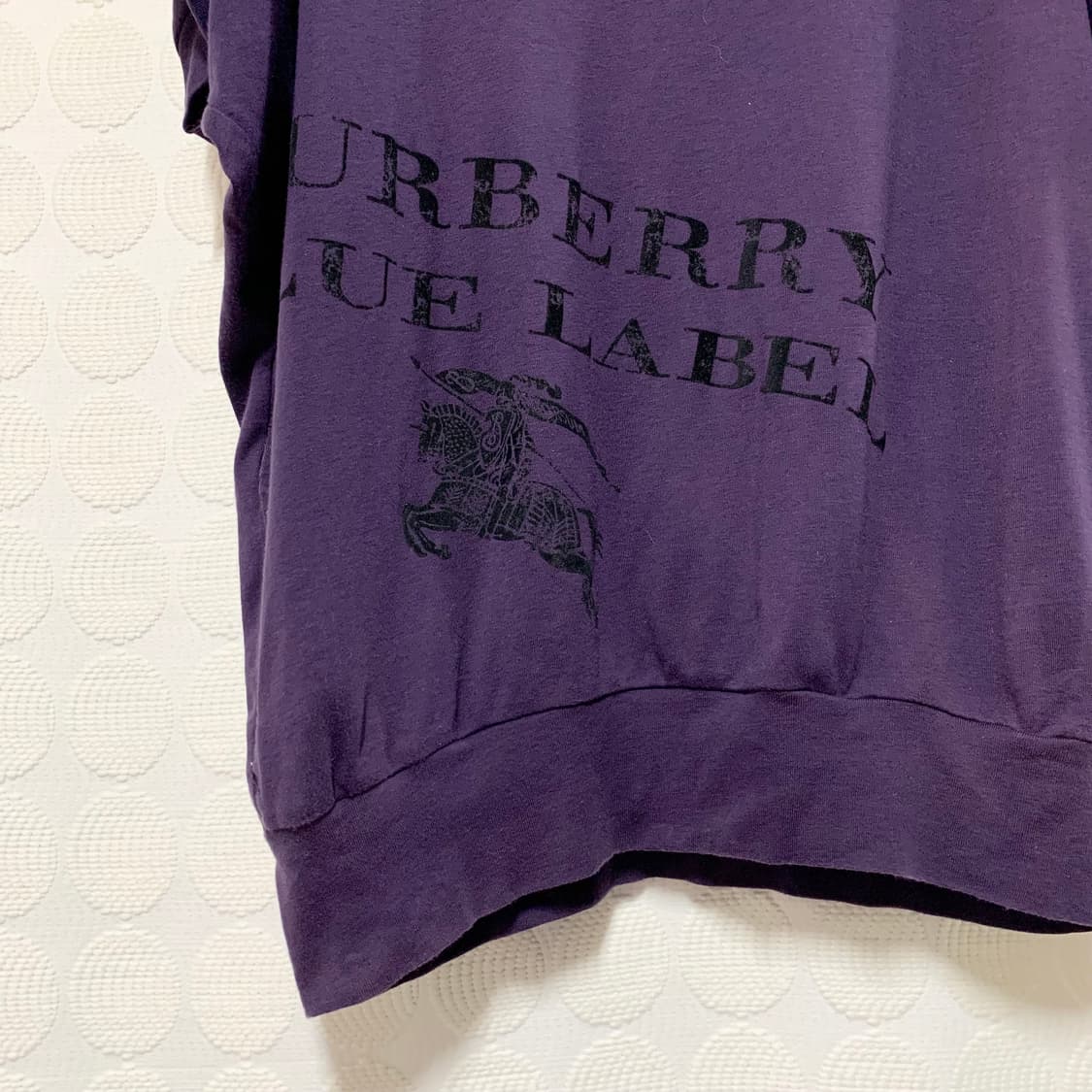 버버리 퍼플 반소매 티셔츠 상품이미지5